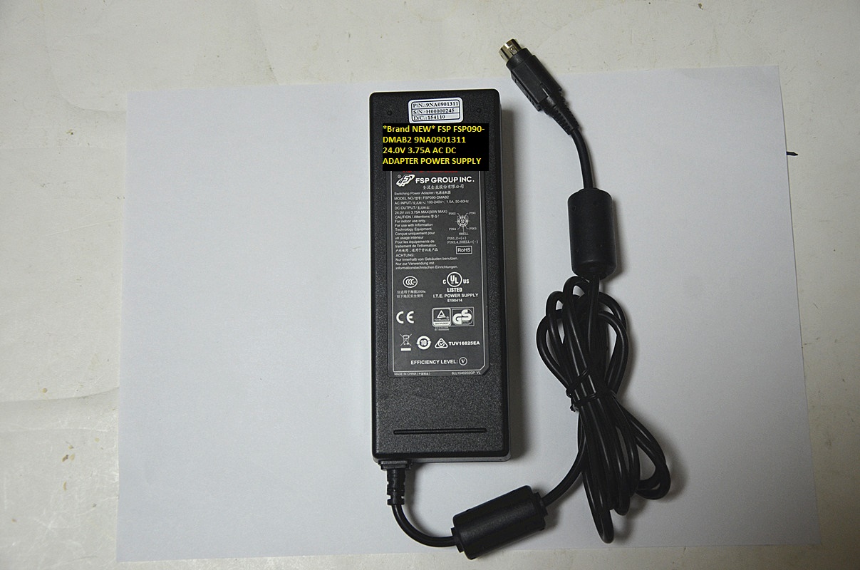 *Brand NEW* FSP090-DMAB2 24.0V 3.75A 4pin FSP AC100-240V AC DC ADAPTER 9NA0901311 POWER SUPPLY